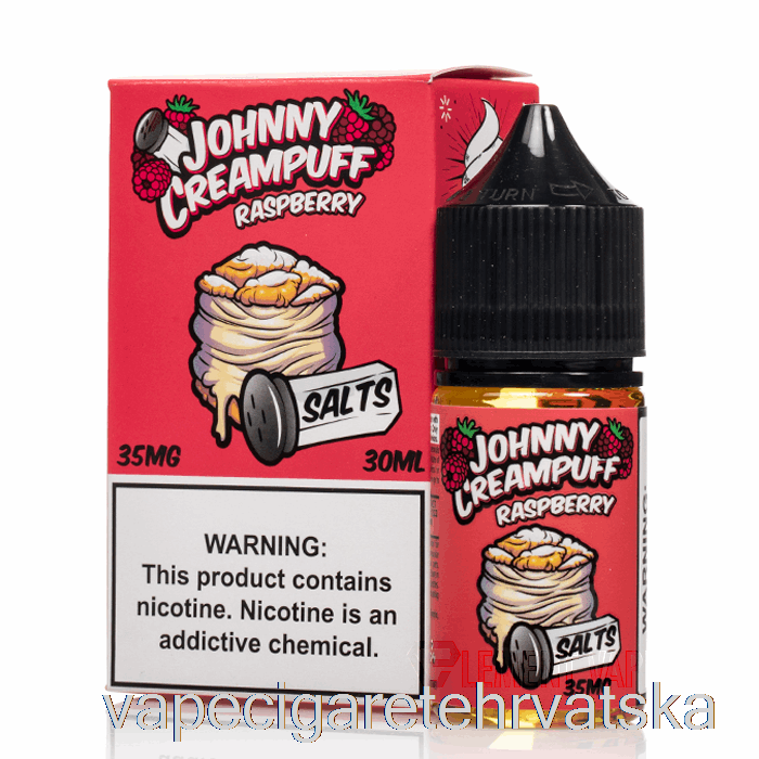Vape Cigarete Raspberry - Johnny Creampuff Soli - 30ml 50mg
